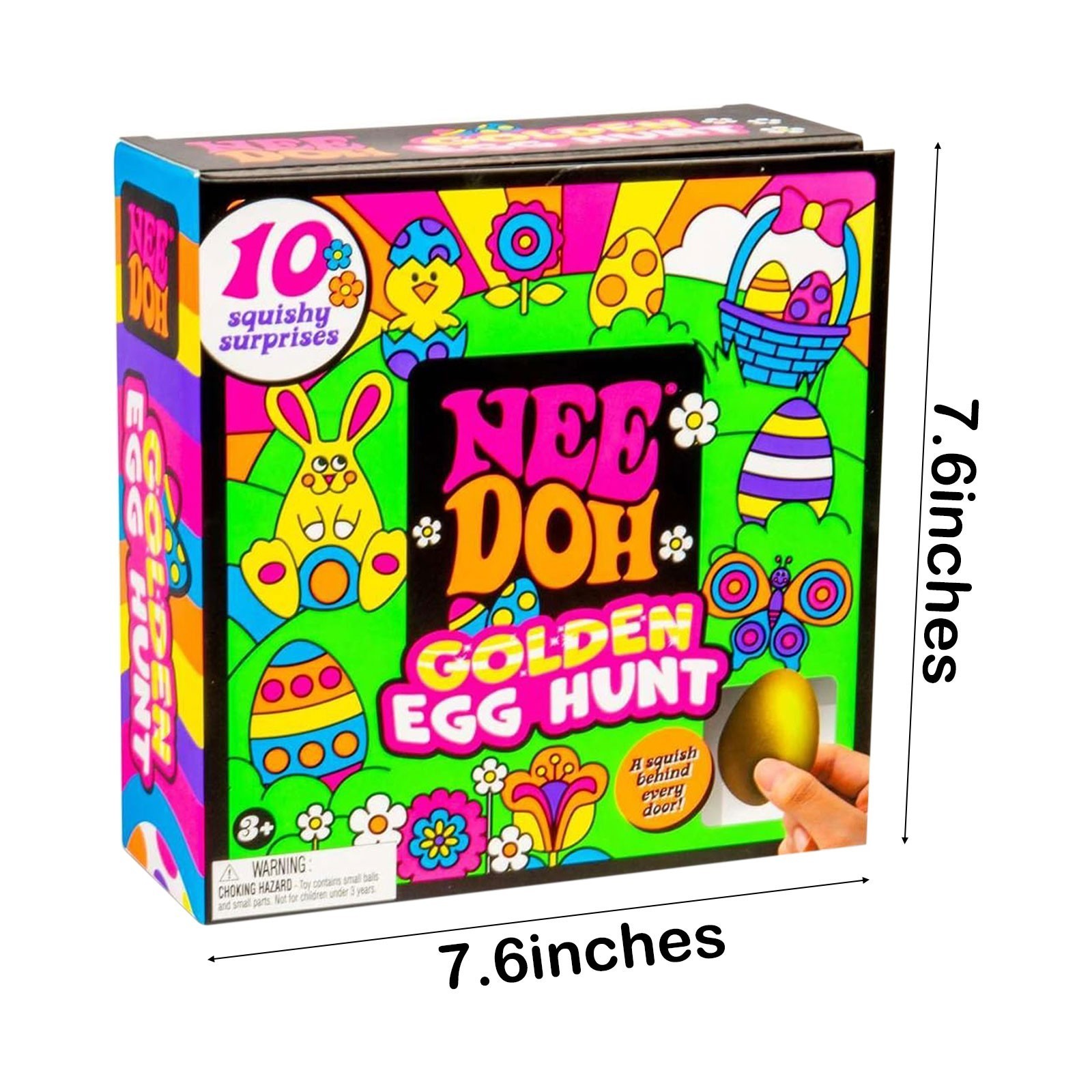 NeeDoh Golden Egg Hunt - Sensory Squeeze Toy Squishy Toy Set Easter Fidget Toy