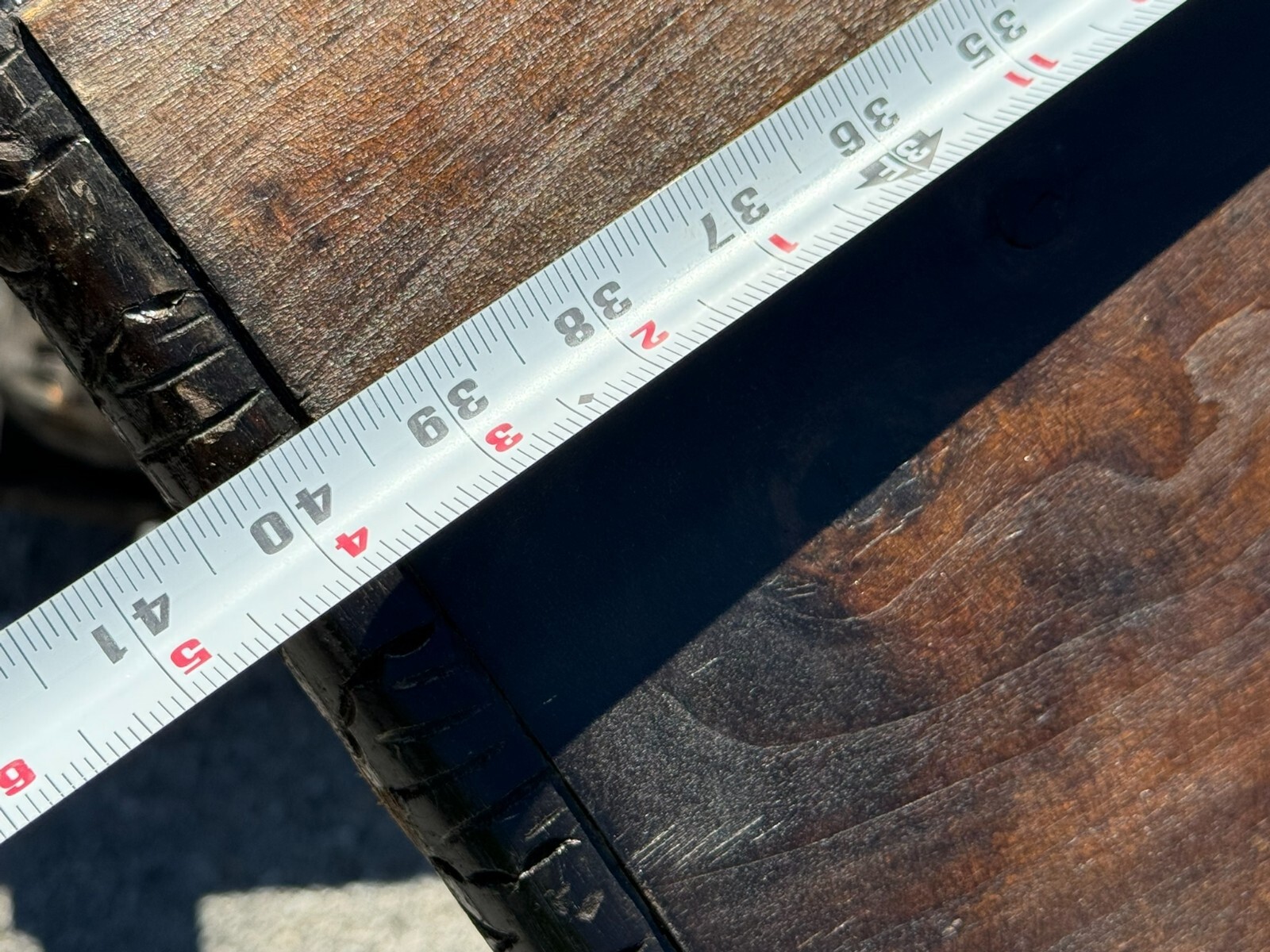 Antique 1800s carved black forest baroque Rennaissance table Carved Victorian