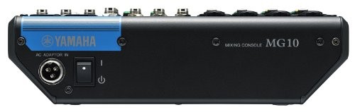 MG10 10-Input Stereo Mixer , Black 10-input Standard Mixer