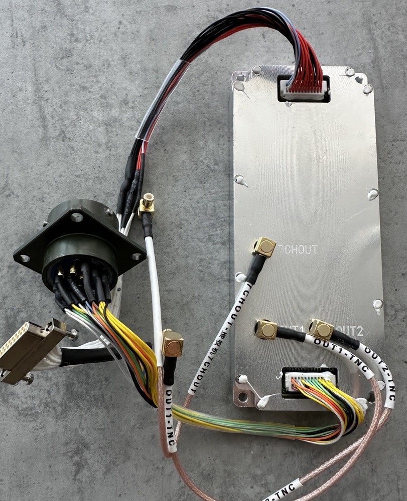 Rare Military 7 Channel High Frequency (Microwave/RF) Distribution Module.
