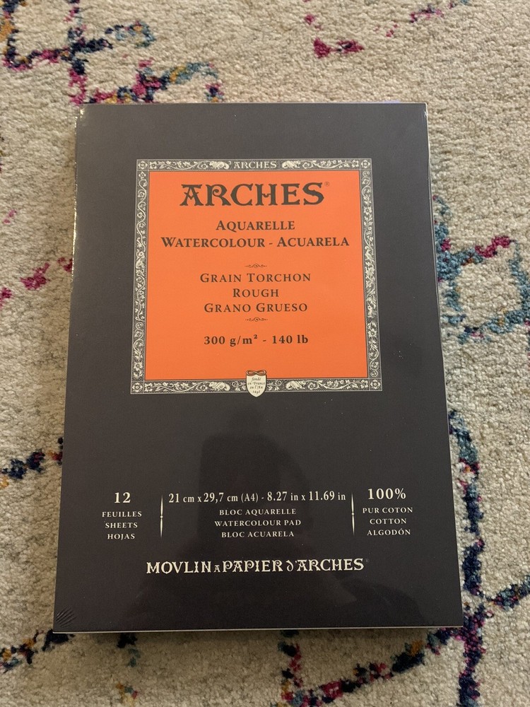 Arches 300g Rough Watercolour Pad A4