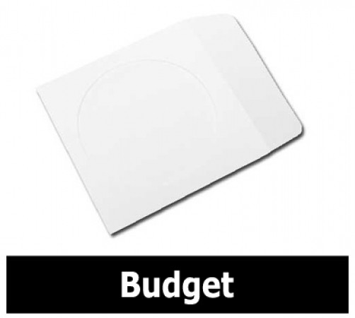 2000 Paper CD Sleeves with Window & Flap