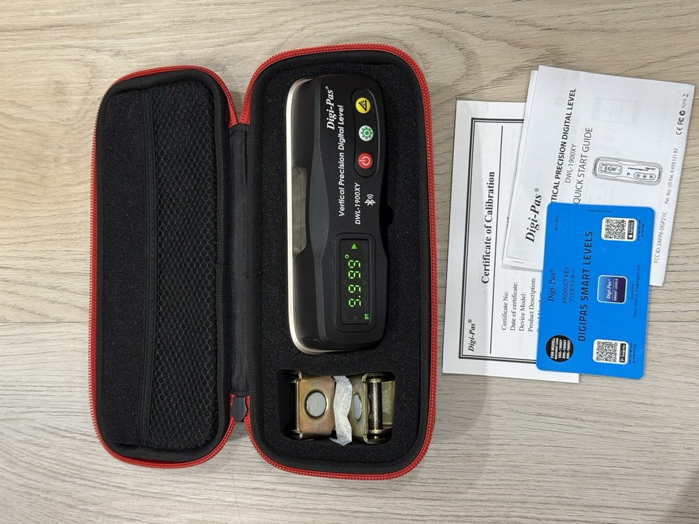 Digi-Pas DWL-1900XY Digital Level 🔥 2-Axis Vertical Precision Tool