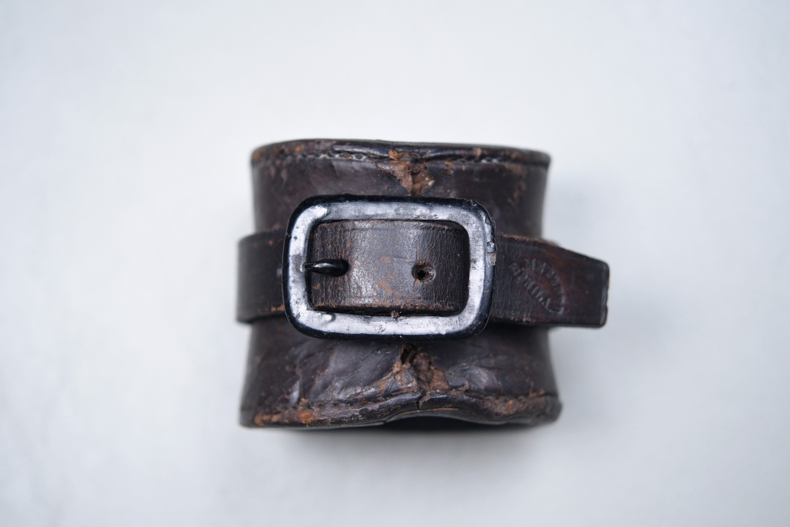 CIVIL WAR U.S. CARBINE SOCKET FROM BANNERMAN ISLAND - MARKED