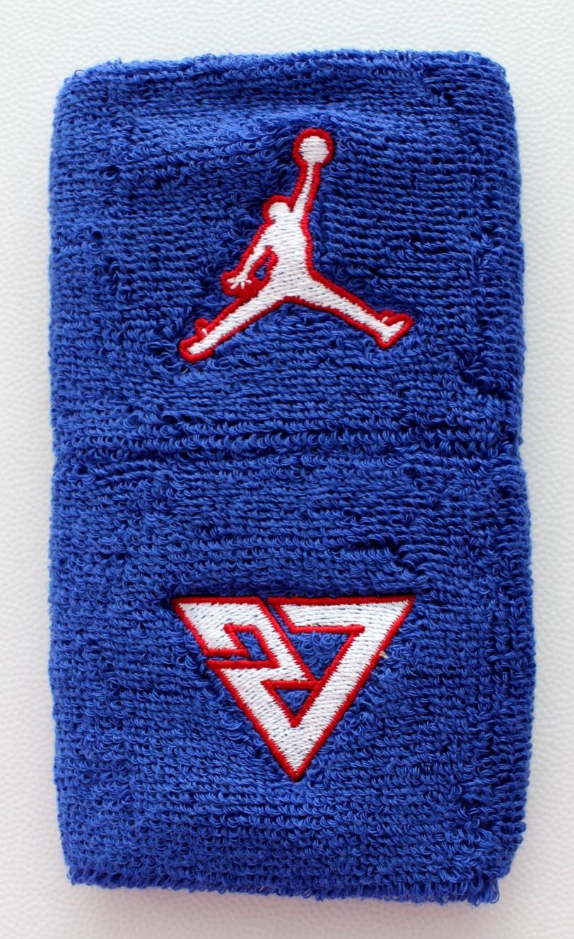 Nike MLB Wristbands Baseball Player #27 Vladimir Guerrero Rush Blue/White