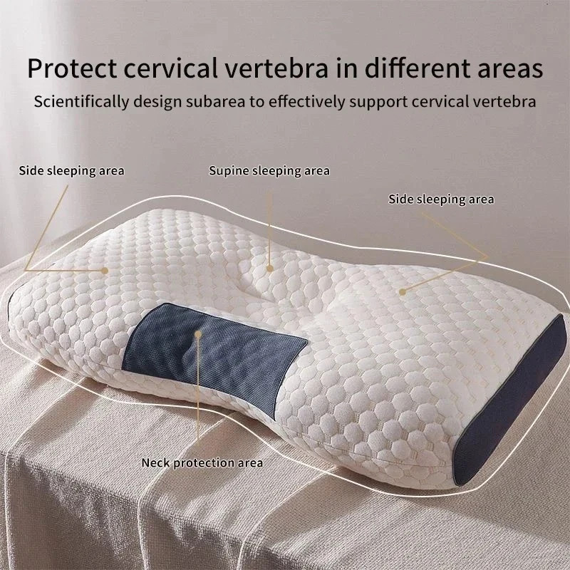 2PC Memory Foam | Neck Pillow Sleeping | Soft Ergonomic Cervical Support Cushion
