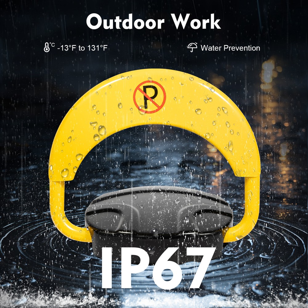 Car Parking Spot Lock Remote Control Anti-Collision Foldable Barrier Auto Sensor