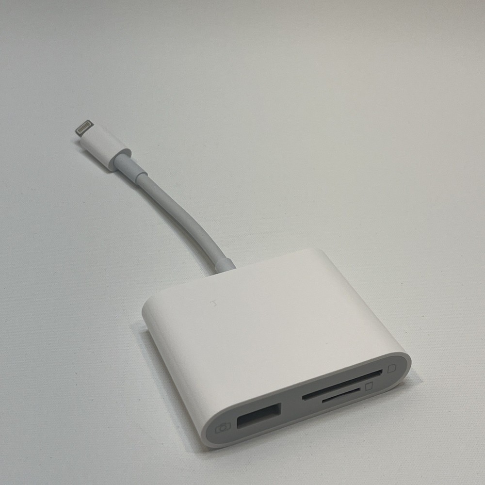SD Card Reader for iPhone/Android/Tablet with USB Adapter Tested Working