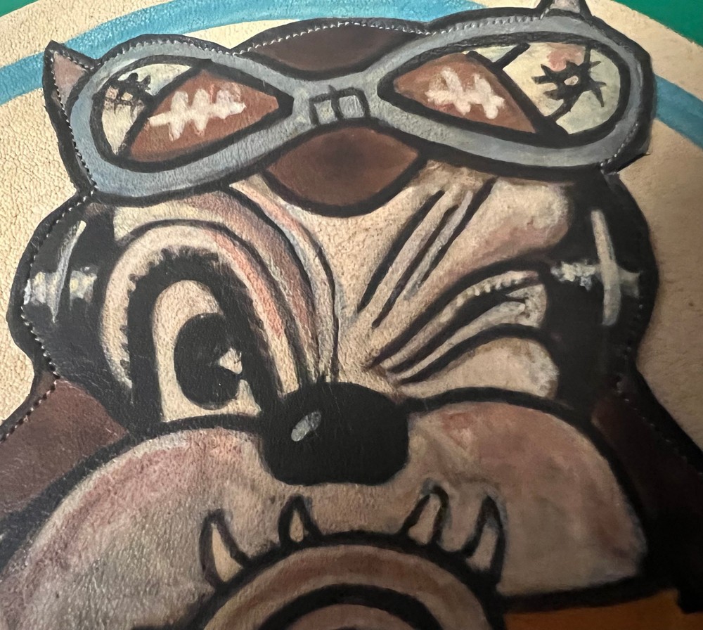 61ST FIGHTER SQUADRON/56TH FTR. GRP. LAYERED LEATHER PATCH