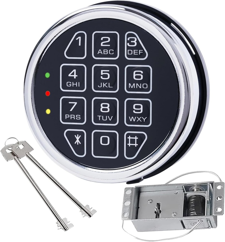 Gun Safe Lock with Programmable Electronic Keypad, Password Electromagnetic Lock