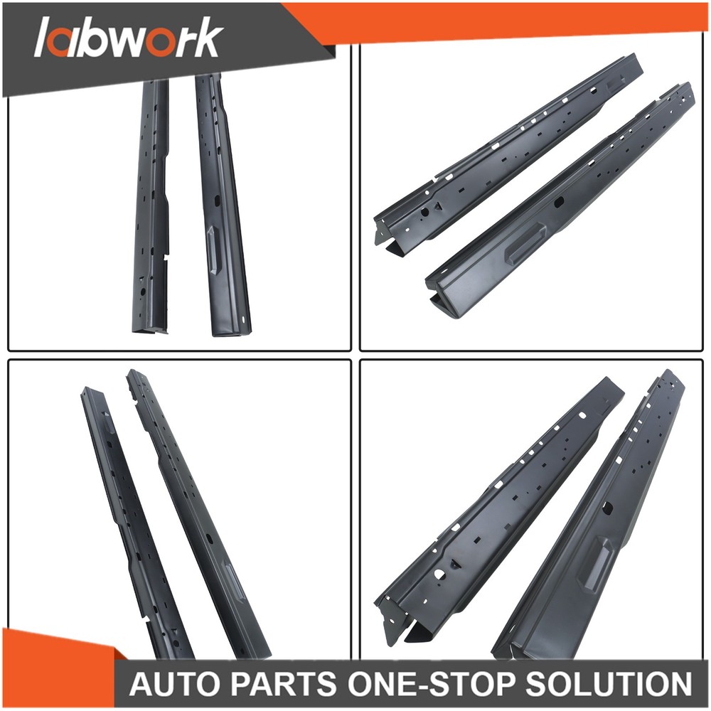 Labwork Pair Rocker Panel Black For Ford Ranger 2Dr Extended Cab 1993-2011