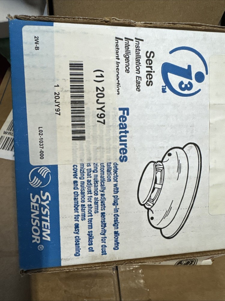 System Sensor 2W-B Smoke Detector 2-Wire White - Same Day Shipping (SEALED)