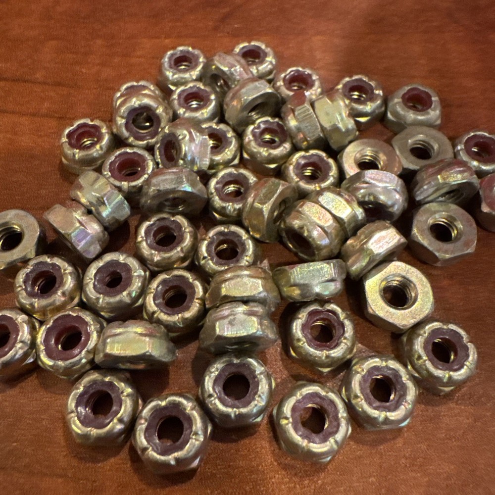 Qty-50 MS21083N08 Self Locking Nuts. New. DC79 P88