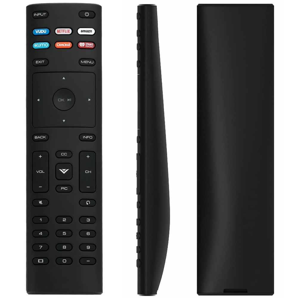 XRT136 Replace Remote Control fit for VIZIO Smart TV E43-E2 E43-F1 Black