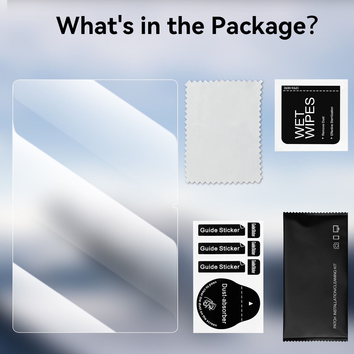 For Samsung Galaxy Tab A11+ 2025 11" Leather Stand Case / Glass Screen Protector