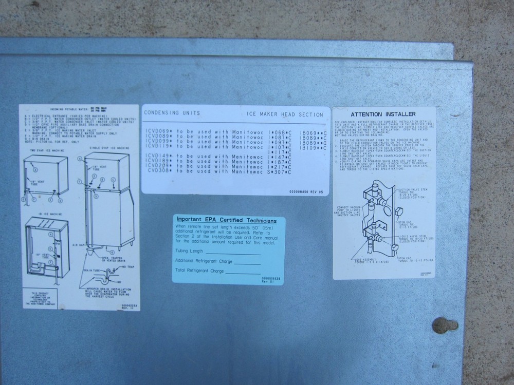 Manitowoc 7938 Damper Cover, Used