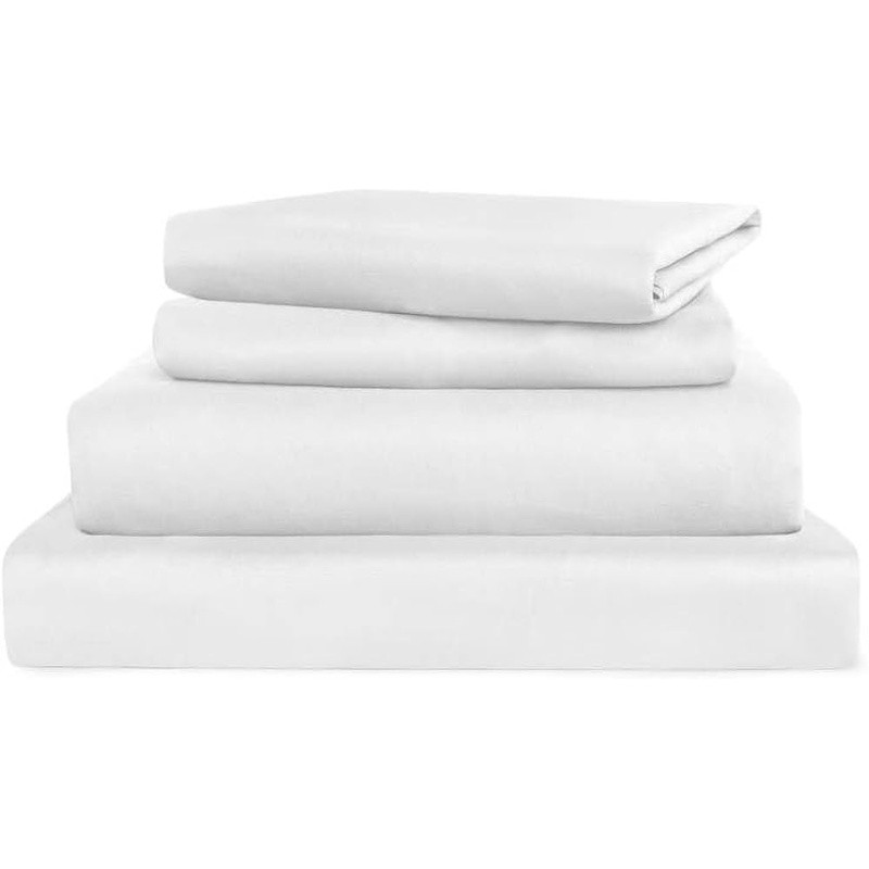 Extra Deep Pocket Sheet Set Soft Microfiber Fitted Flat Pillowcase Storage New