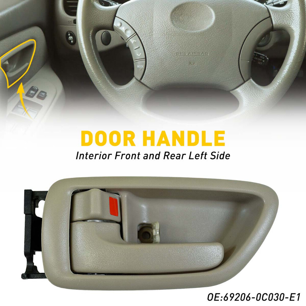 Inside Left Driver Door Handle for Sequoia 01-07 04-06 Tundra Crew Cab EOA