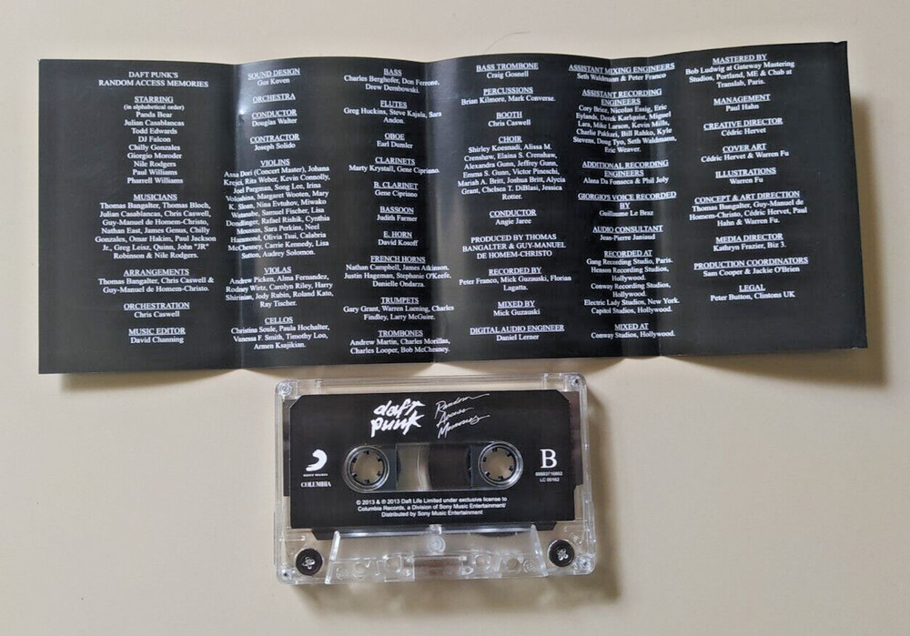 Daft Punk Cassette tape