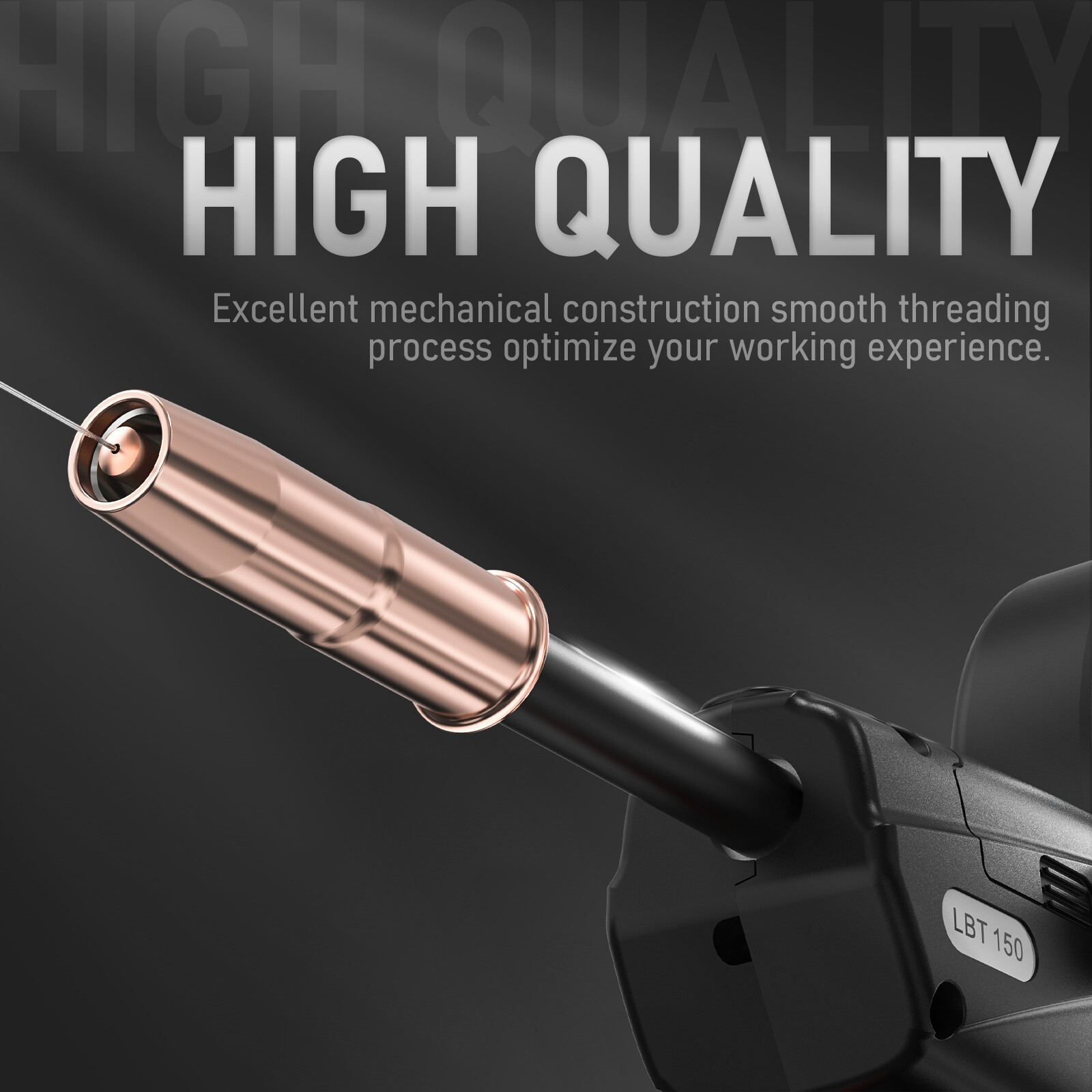 Spool Gun 150A 10ft Euro Connection MIG-205DS (PRO)/MIG-185DS Tweco Torch Head