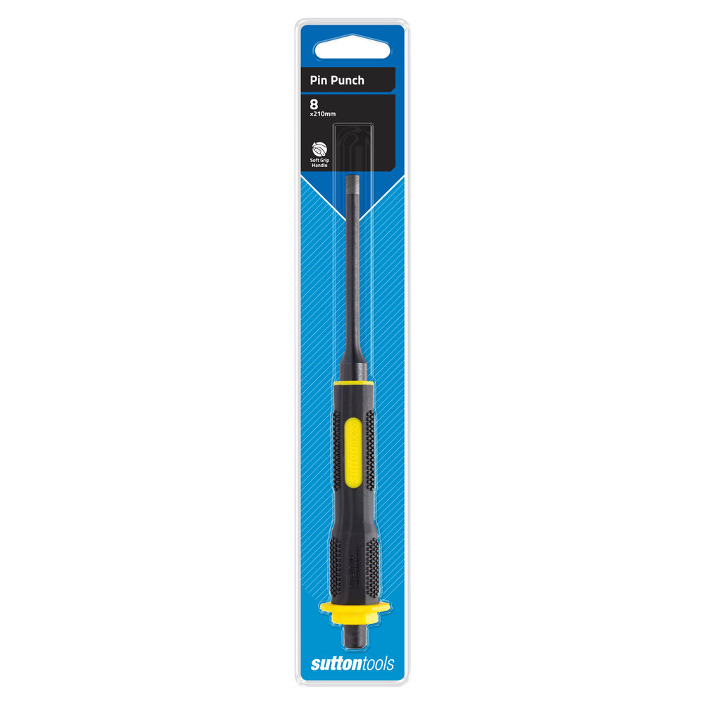 SUTTON TOOLS 4mm PIN PUNCH WITH SOFT GRIP HANDLE