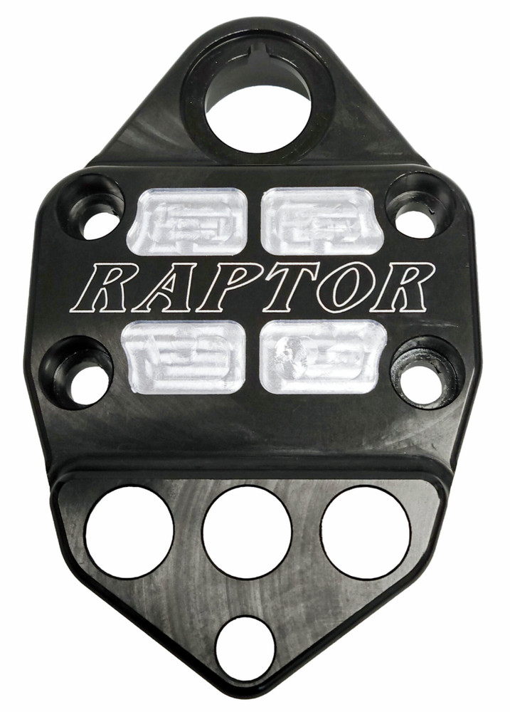 YAMAHA RAPTOR 660 HANDLEBAR UPPER CLAMP, KEY SWITCH / WARNING LIGHT HOLDER