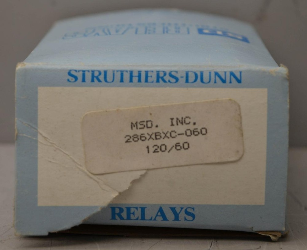 Struthers-Dunn MSD Time Delay Relay Model 286XBXC-060 ++ NEW ++