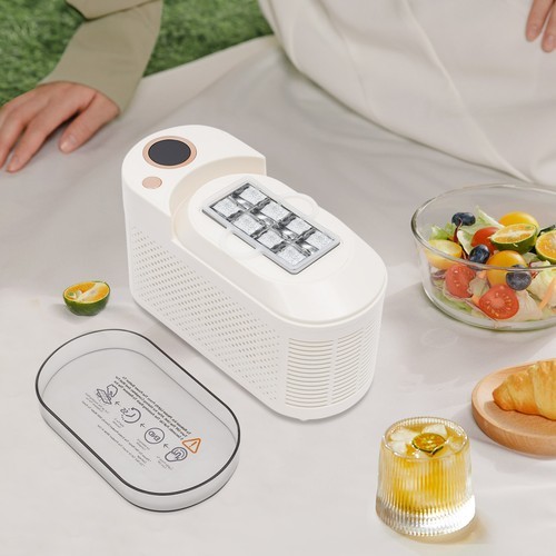 Ice Maker Compact Machine 8 Cubes Mini Countertop for Car Travel Ice Maker