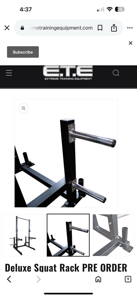 DELUX SQUAT RACK Multi-Functional Power Cage with Pull-Up Bar *DELIVERY AVAIL*