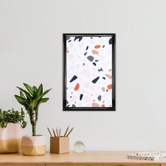 12" x 18" Rounded Photo Poster and Picture Frame Home Office Wall Decor, Black