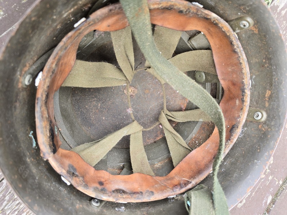 Post WW2 Swedish M37/65 Helmet