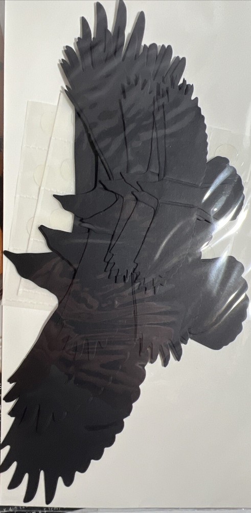 6 Paper Cutouts Crows Fall Decor Packs 72 Total Diff Sizes Crafting Halloween !!
