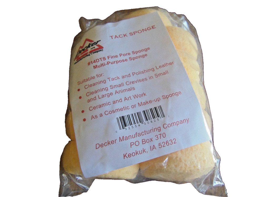 Decker Tack Sponge # 14DTS Fine Pore Multi-Purpose Sponge (11Pc)