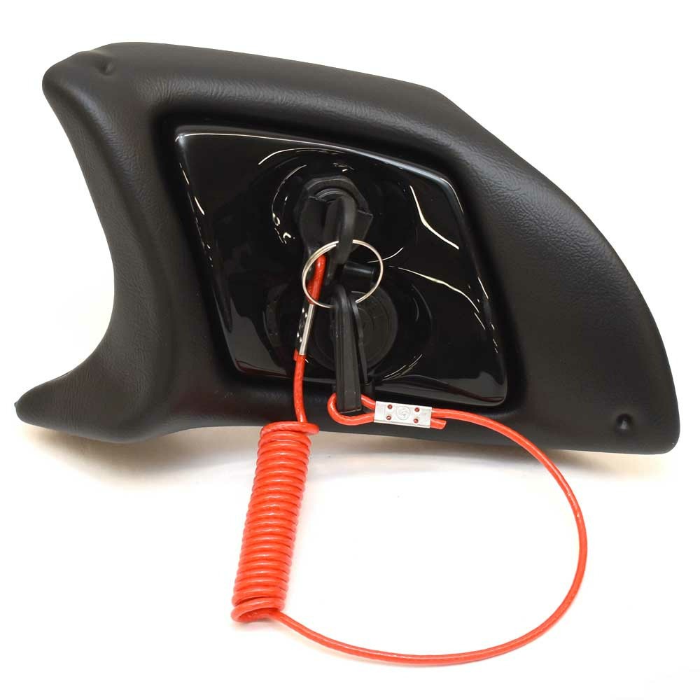 Ranger Boat Ignition Switch Panel 49253 | w/ Kill Switch Lanyard Black