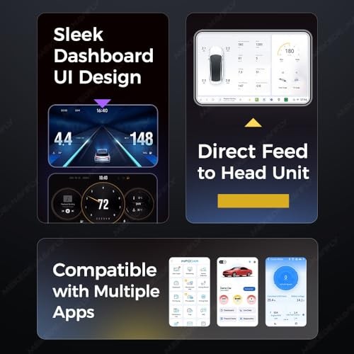 Mekede Duduauto Mini Bluetooth OBD II Scanner Car Wireless Check Engine Light