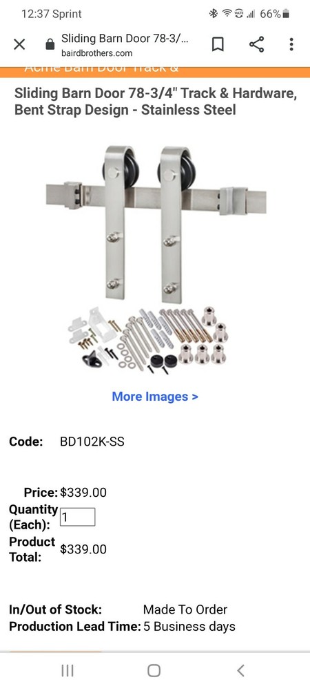 Acme Barn Door Hardware