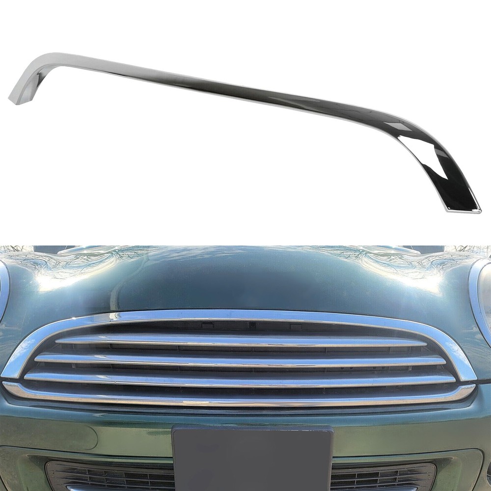 For Mini Cooper Base 2007-2010 51132751040 Front Hood Moulding Trim Chrome