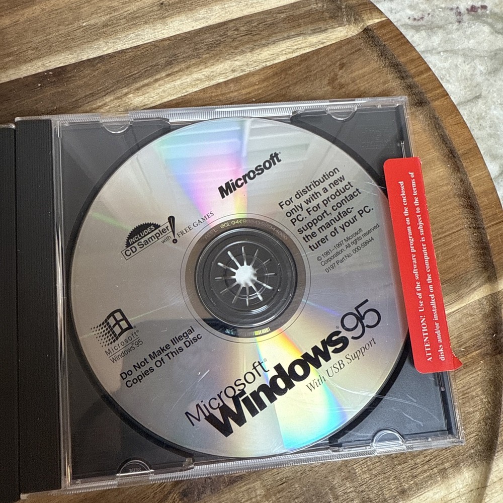 Microsoft Windows 95 and Microsoft Windows 95 & Plus with USB Support