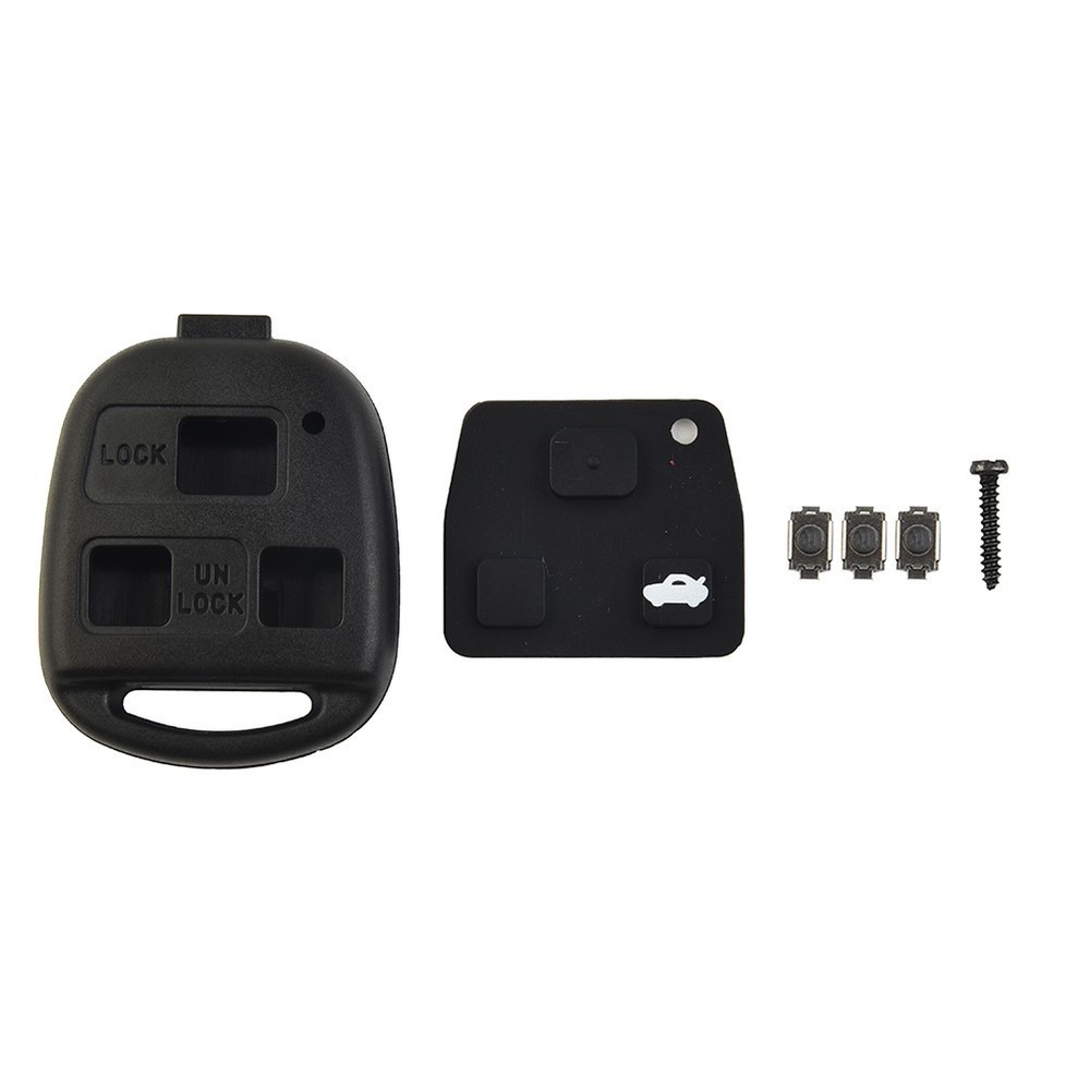 Key Button Pad Key Shell 3Button Auto Care Car Accessories Car Remote Key Case