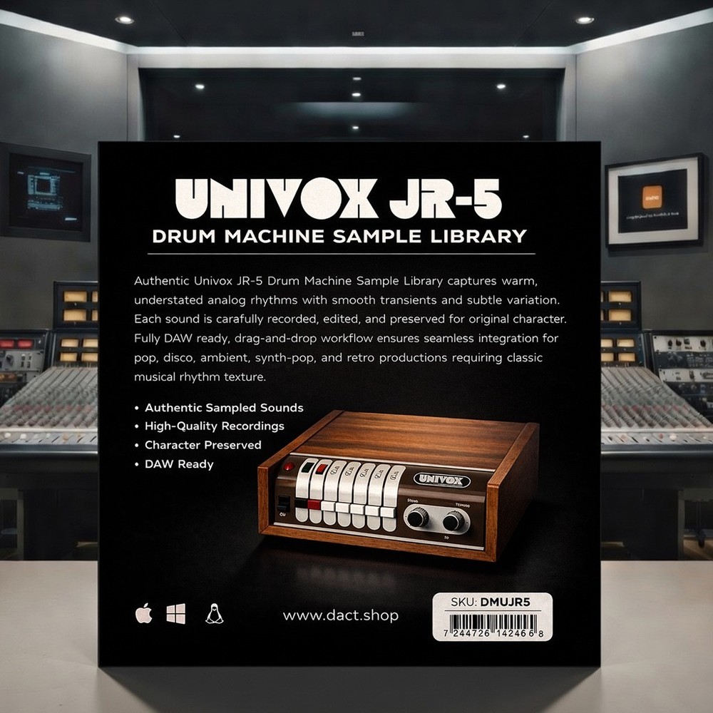 Univox JR-5 Drum Machine Sample Library