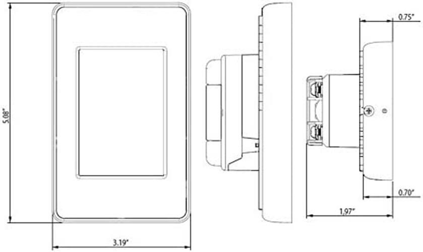 OJ Microline UDG4-4999 Programmable Floor Heating Thermostat with Class A GFCI