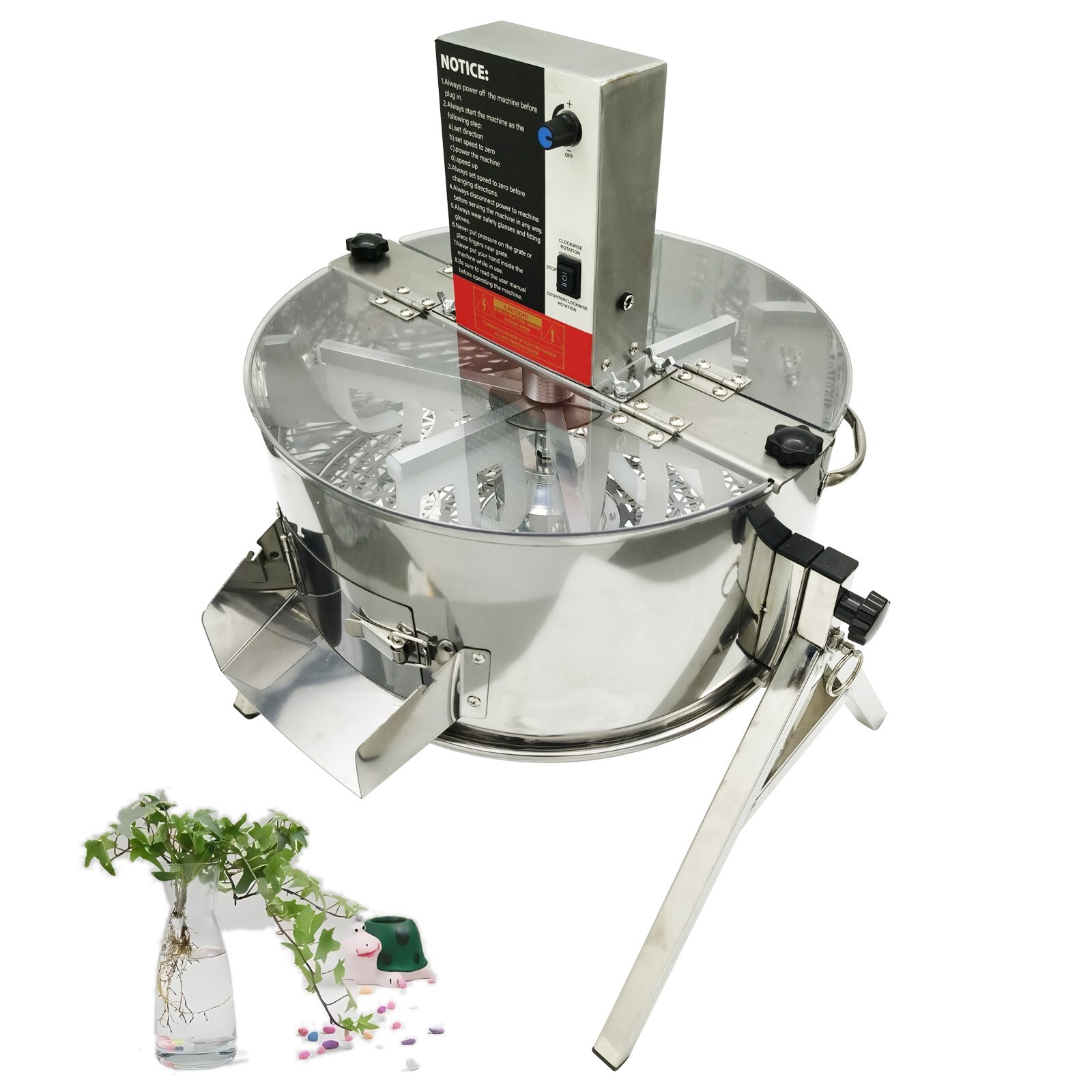 Bud Leaf Trimmer Machine 16" Wet & Dry Hydroponics Trimmer 201 Blades 110V