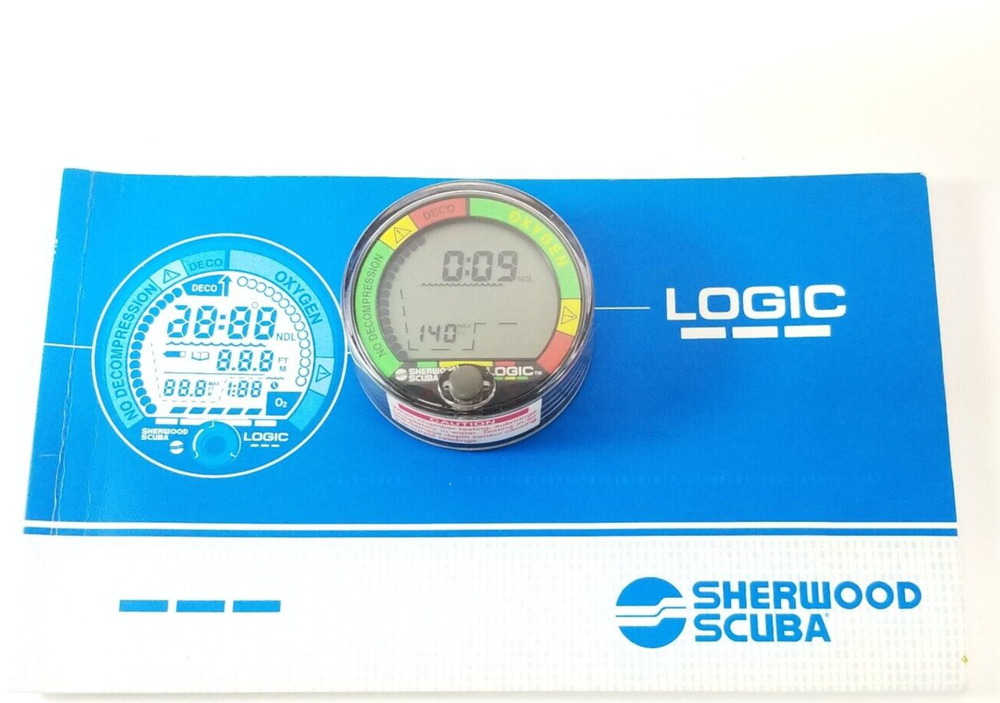Sherwood Logic Puck Scuba Dive Diving Computer Module Air & Nitrox MINT! #4043