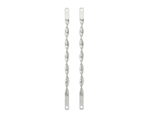 NEW! 20 TWISTED SPRING FORK BARS CHROME.