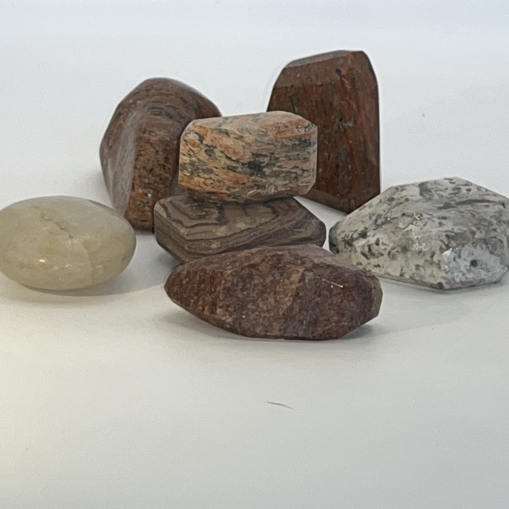7 Assorted Polished Jaspers, etc