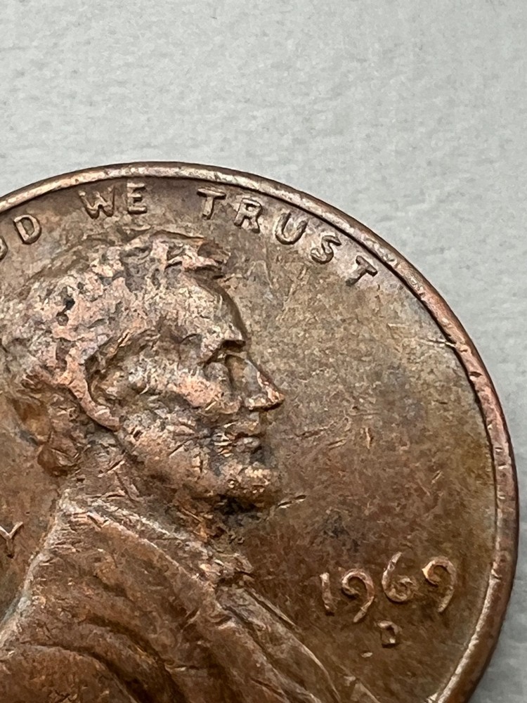 RARE 1969 D One Penny