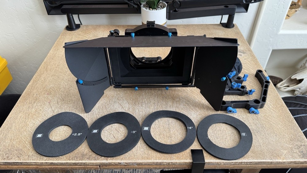 Redrock Micro Matte Box Bundle with Hard Case, 15mm, 19mm mount.