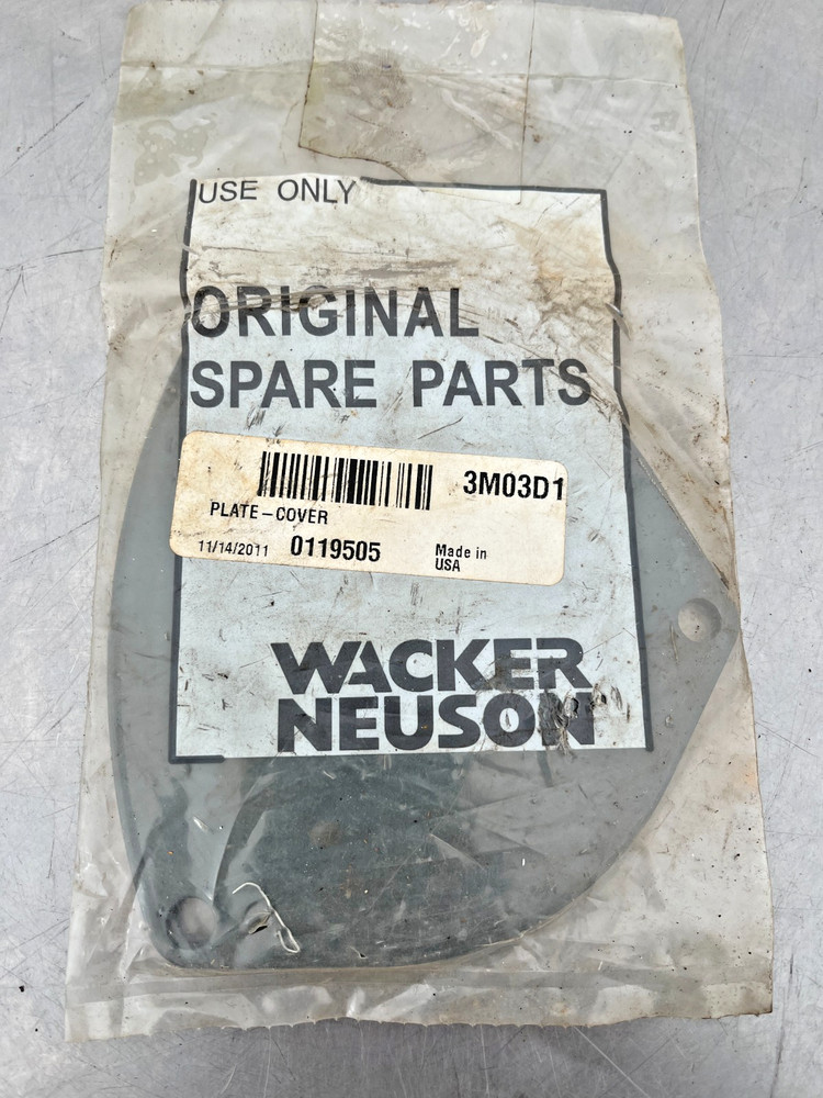 0119505   OEM  WACKER NEUSON  PLATE COVER