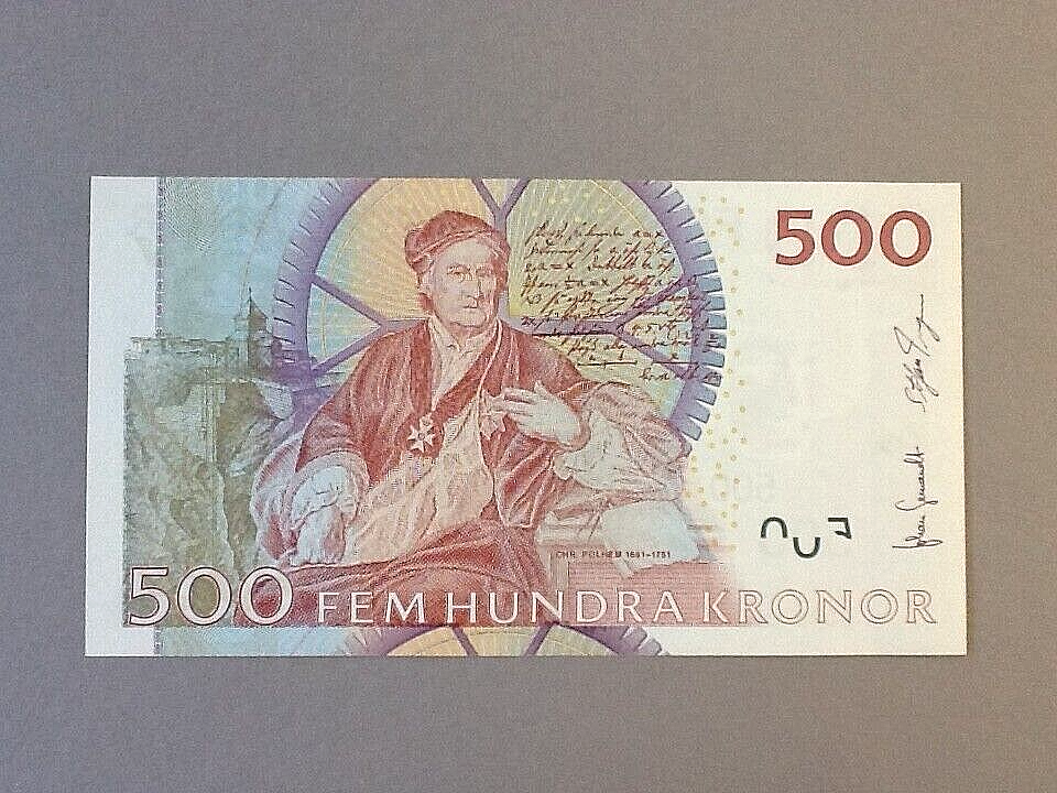 Sweden 500 Kronor P-66c ND(2007-2012)