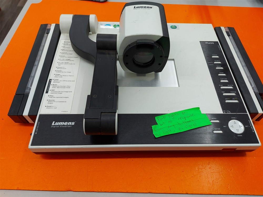 ⭐️⭐️⭐️⭐️⭐️ Lumens Digital Visualizer Document Camera PS600 **READ**